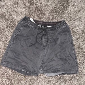 Gray Casual Shorts